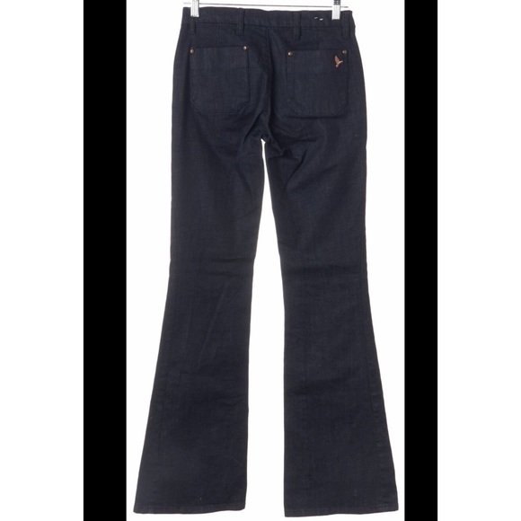 M.I.H. JEANS Blue Mid Rise Flare Jeans - Picture 5 of 5